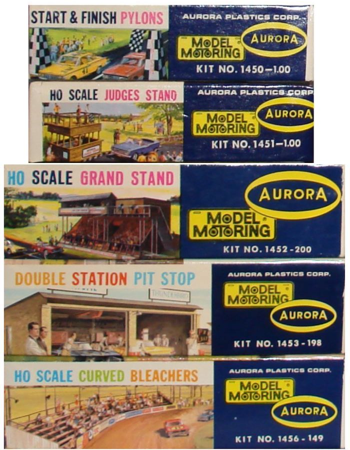 Start Finish Pylons Judges Stand Grand Stand Double Station Pit Stop Curved Bleachers
