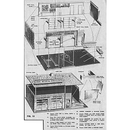 Figure #10 Building Roof Sign Store Marquee Glass Windows