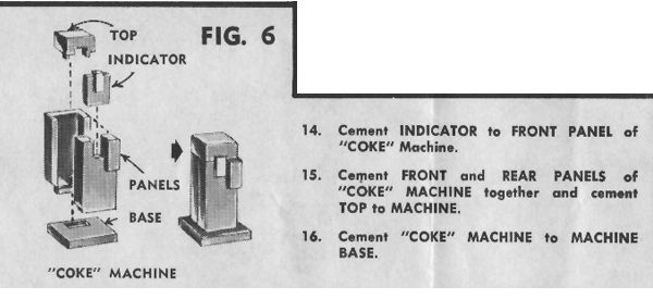 Figure #6 Coke Machine Top Front Panels Base