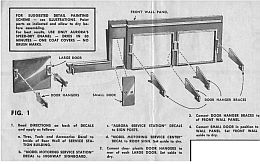 Figure #1 Front Wall Panel Large Small Doors Hangers Braces