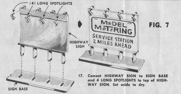 Figure #7 Highway Sign Base Lon Spotlights