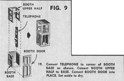 Figure #9 Telephone Booth Door Base