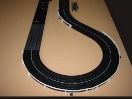 Dogleg Leading To Slotcar Pit Row