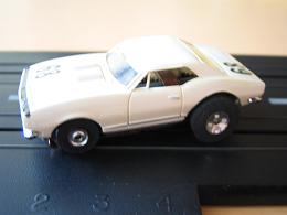 Aurora Model Motoring White Chevrolet Camaro TJet Slot Car