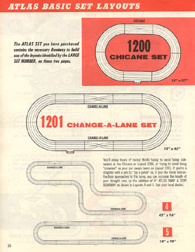 Atlas 1964 Slot Car Layout Manual Page Ten