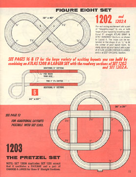 Atlas 1964 Slot Car Layout Manual Page Eleven