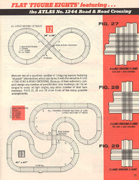 Atlas 1964 Slot Car Layout Manual Page Thirteen