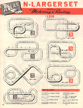 Atlas 1964 Slot Car Layout Manual Page Sixteen