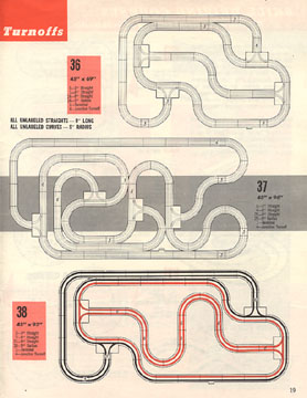 Atlas 1964 Slot Car Layout Manual Page Nineteen