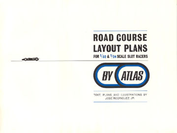 Atlas 1966 Slot Car Road Course Layout Manual Page Three