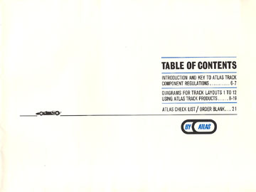 Atlas 1966 Slot Car Road Course Layout Manual Page Five