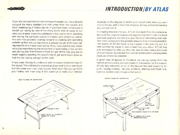 Atlas 1966 Slot Car Road Course Layout Manual Page Six