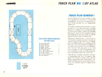 Atlas 1966 Slot Car Road Course Layout Manual Page Eight