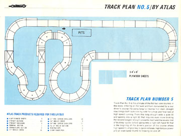 Atlas 1966 Slot Car Road Course Layout Manual Page Twelve