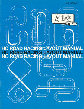 Atlas 1970 Slot Car Layout Manual Page One