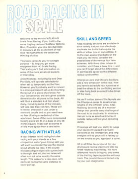 Atlas 1970 Slot Car Layout Manual Page Four