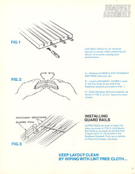 Atlas 1970 Slot Car Layout Manual Page Five