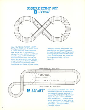 Atlas 1970 Slot Car Layout Manual Page Eight