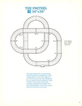 Atlas 1970 Slot Car Layout Manual Page Nine