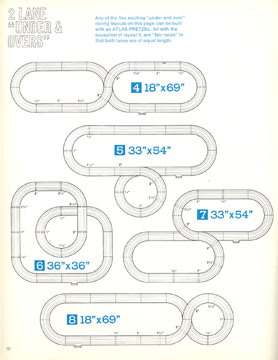 Atlas 1970 Slot Car Layout Manual Page Ten