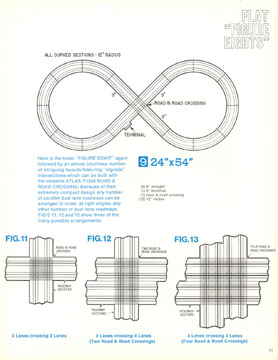 Atlas 1970 Slot Car Layout Manual Page Eleven