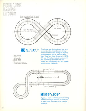 Atlas 1970 Slot Car Layout Manual Page Twelve