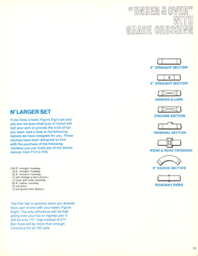 Atlas 1970 Slot Car Layout Manual Page Thirteen