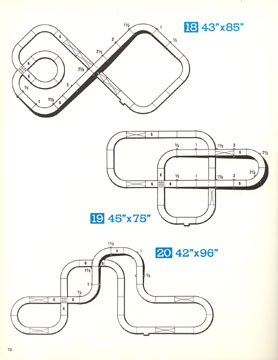 Atlas 1970 Slot Car Layout Manual Page Sixteen