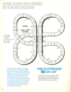 Atlas 1970 Slot Car Layout Manual Page Twenty