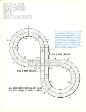 Atlas 1970 Slot Car Layout Manual Page Twenty Two