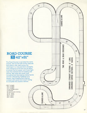 Atlas 1970 Slot Car Layout Manual Page Twenty Seven