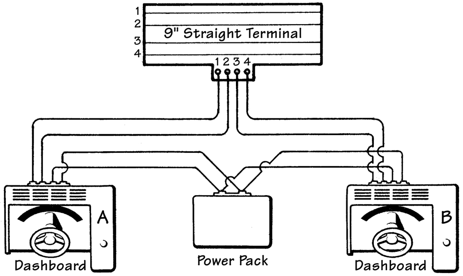 Atlas HO Scale Slot Car Racing Dashboard Speed Control Wiring Diagram