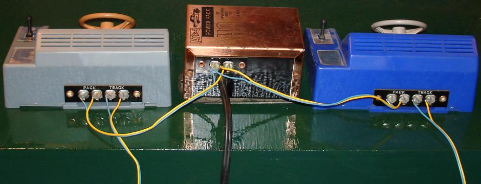 Atlas HO Scale Slot Car Racing Dashboard Speed Control Wiring Photograph