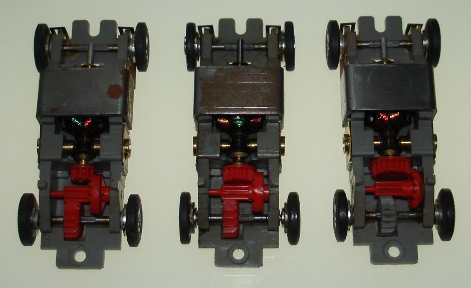 Atlas HO Scale Slot Car Slimline Gears Comparison