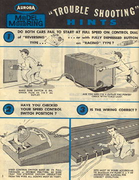 1963 Aurora Model Motoring Thunderjet 500 Service Manual Page 08