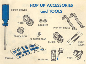 1964 Aurora Model Motoring Thunderjet 500 Hop Up Hints Page 02