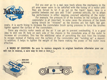 1964 Aurora Model Motoring Thunderjet 500 Hop Up Hints Page 08