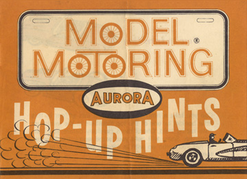 1962 Aurora Model Motoring Vibrator Slot Car Hop Up Hints Page 01