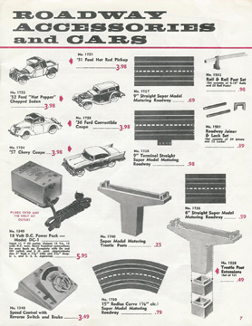 1963 Aurora Super Model Motoring Thunderjet 500 Service Manual Page 07