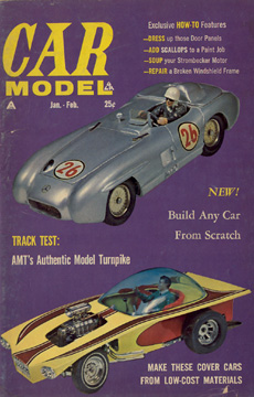 Car Model January February 1963 Vintage Slot Car Racing Magazine