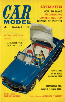 Car Model March April 1963 Vintage Slot Car Racing Magazine