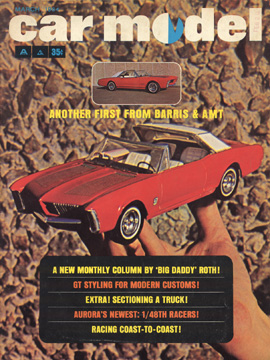 Car Model March 1964 Vintage Slot Car Racing Magazine