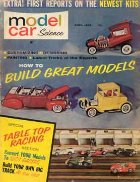Model Car Science April 1963