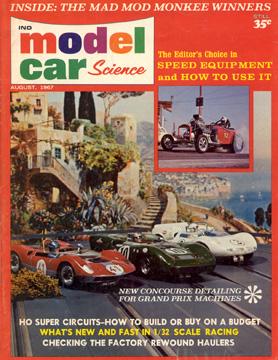 Model Car Science August 1967