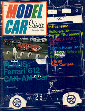 Model Car Science September 1969